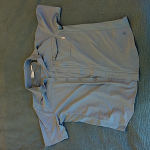 Columbia Omni shield men's medium gray shirt